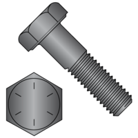 1/4-20 X 1/2" HEX HEAD CAP SCREW GRADE 8 PLAIN FINISH
